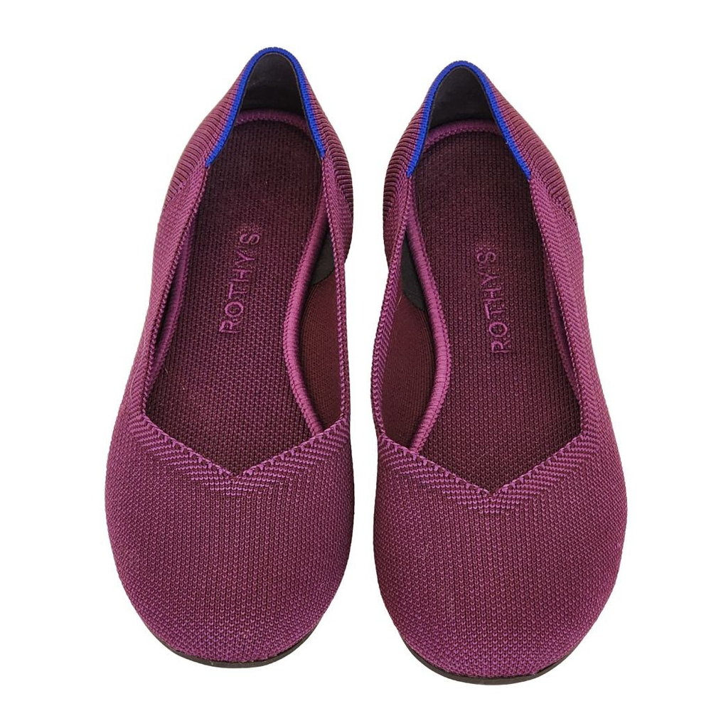 ROTHY'S Purple Knit Flats Size 7.5